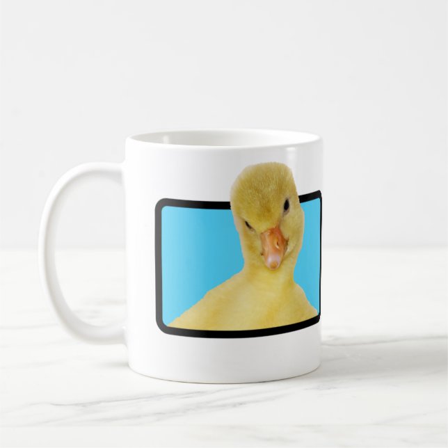 Drinking The Tears Of My Haters, Baby chick Coffee Mug (Left)