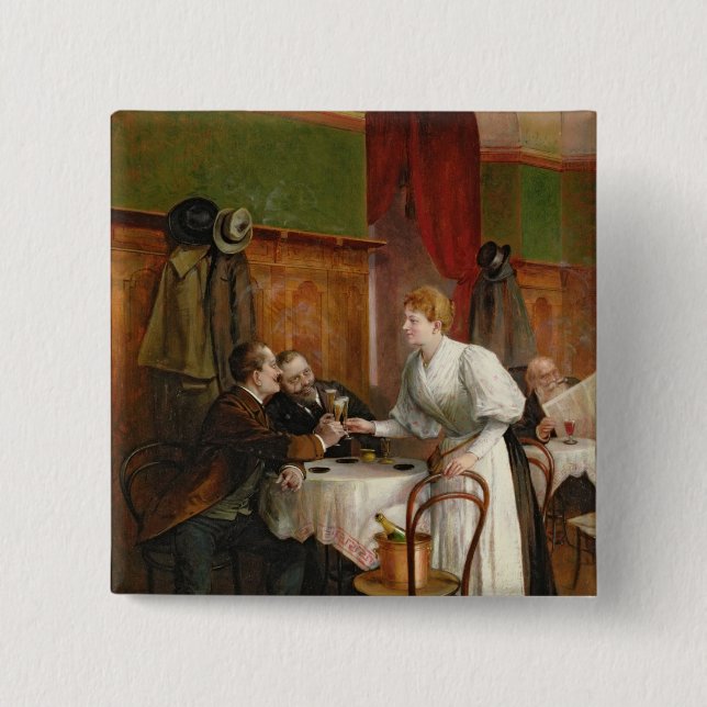 Drinking their health button (Front)