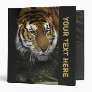 Drinking Tiger 3 Ring Binder