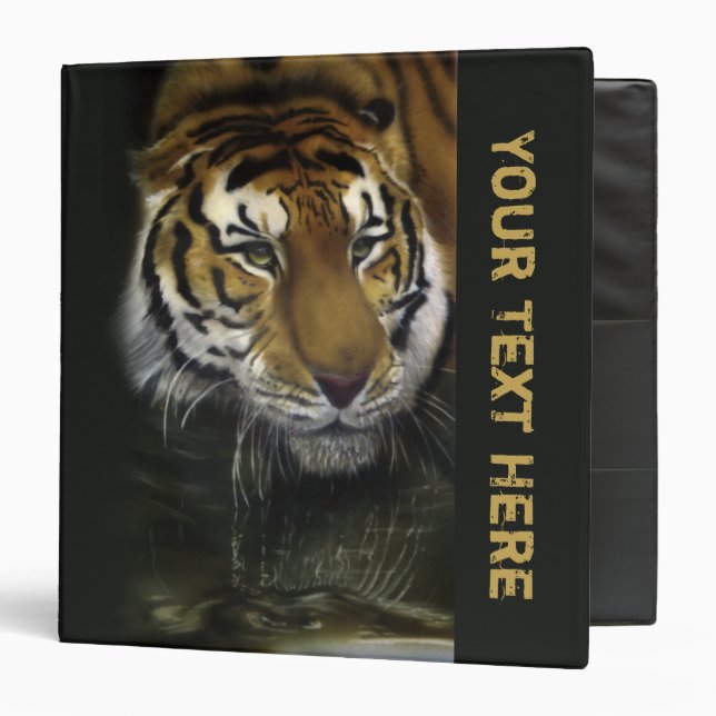 Drinking Tiger 3 Ring Binder (Front/Inside)