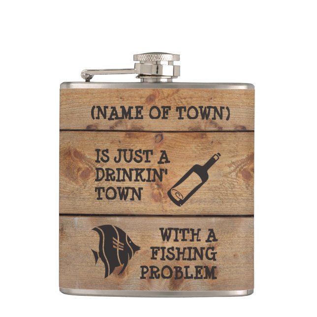 Drinking Town with a Fishing Problem 😉 Flask (Front)