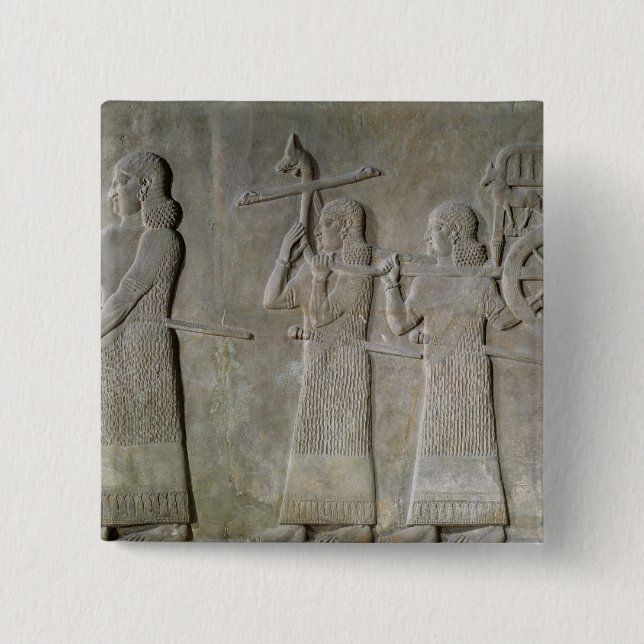 Drinking vessels & the Royal chariot Button (Front)