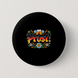 Drinking vintage german prost men women button