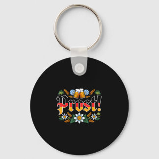 Drinking vintage german prost men women keychain