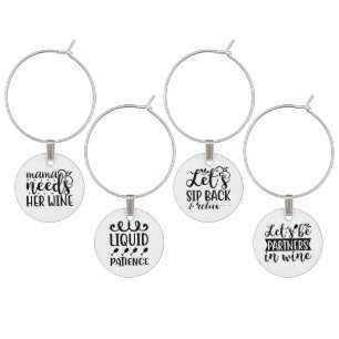 Drinking Wine Puns Funny Hostess Housewarming Gift Charm