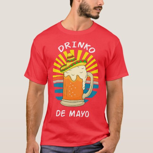 Drinko De Mayo Funny Cinco De Mayo  girl T_Shirt