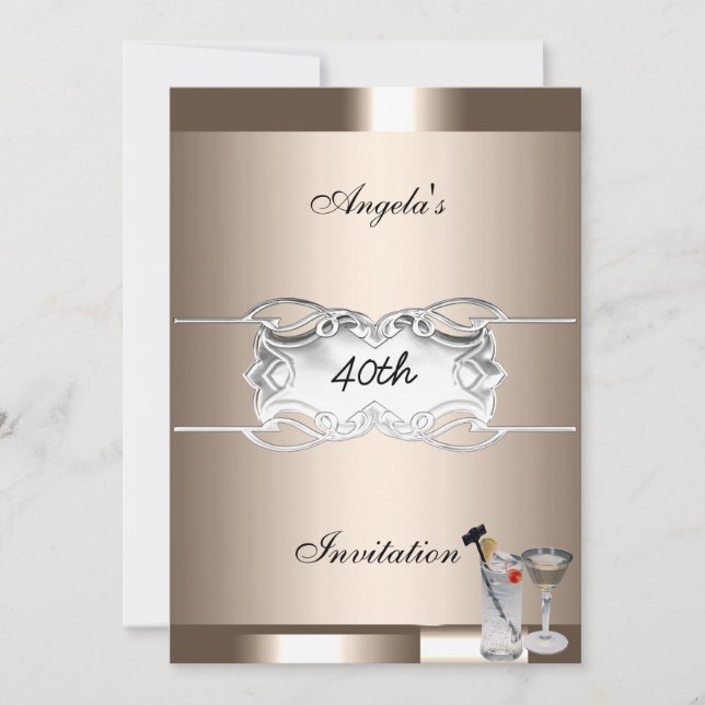 Drinks and coffee Party Invitation (Front)