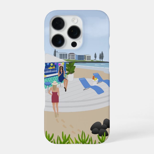 Drinks at the Beach Bar Iphone Case (Back)