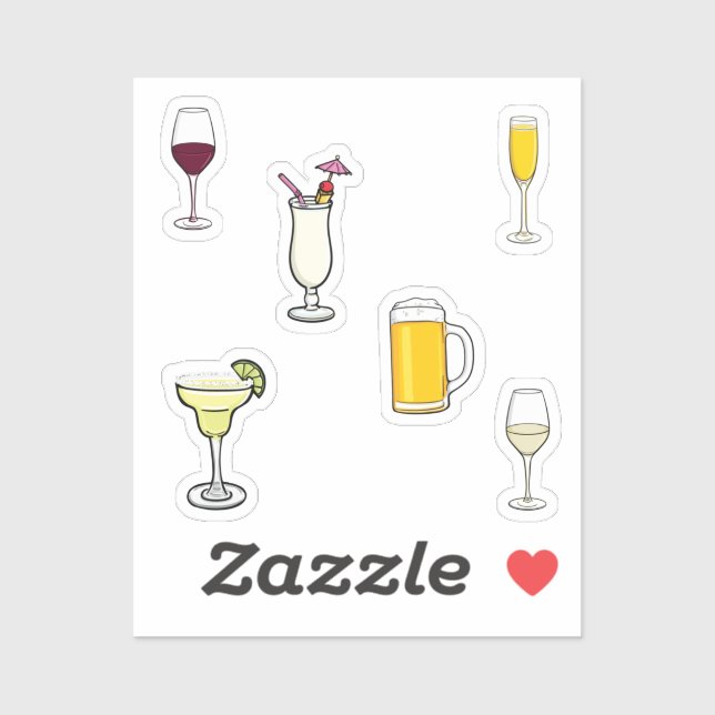 Drinks collection sticker (Sheet)