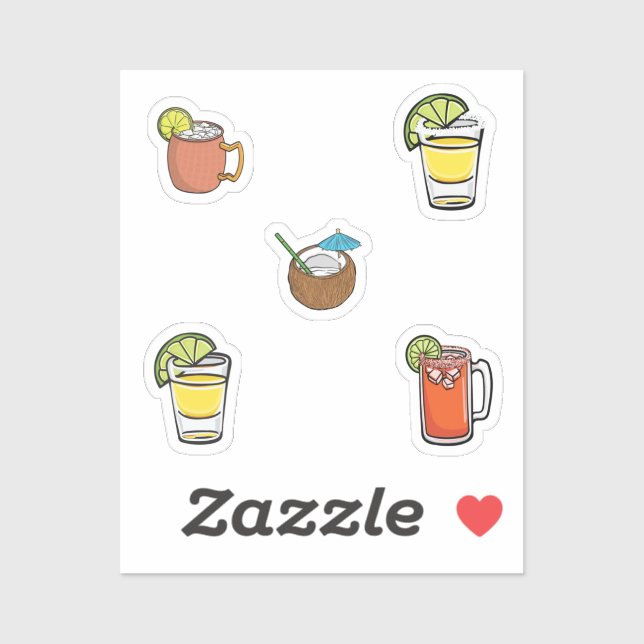 Drinks collection sticker (Sheet)
