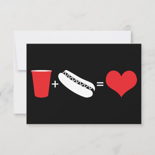 drinks  hot dogs  love invitation