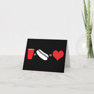 drinks + hot dogs = love invitation