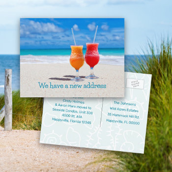Drinks Moving Announcement Postcard by millhill at Zazzle