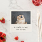 Drinks on Me Cute Fun Photo Modern Dog Wedding
