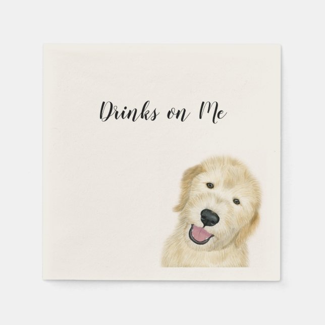 Drinks on Me Napkins (Front)