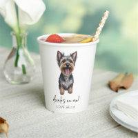 Drinks On Me! Yorkshire Terrier Yorkie Dog Wedding