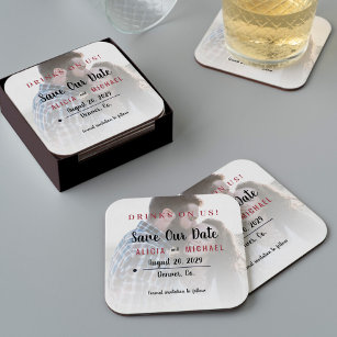 Custom Coasters, Save the Date & Wedding Coaster Favors