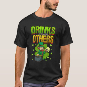 Drinks Well With Other St. Patricks Day Laprechaun T-Shirt