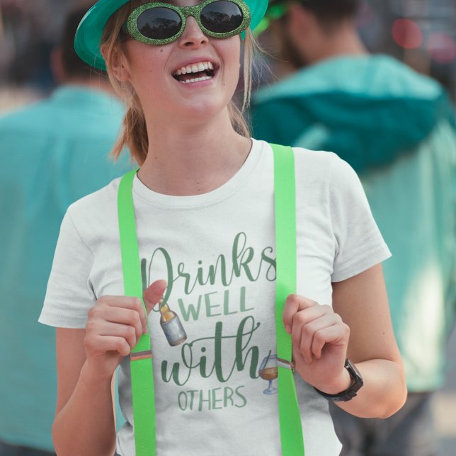Drinks Well with Other St. Patrick's Day  T-Shirt (Creator Uploaded)