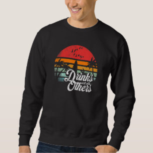 Drinks Well With Others Funny Jamaica Rasta Reggae Sweatshirt