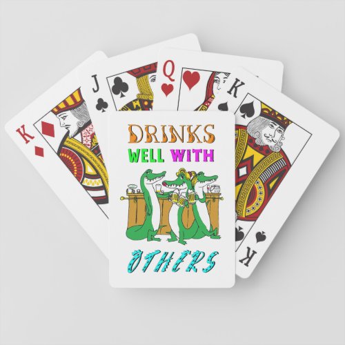 Drinks Well With Others International August Beer Playing Cards