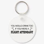 DrinkToo - Flight Attendant Keychain