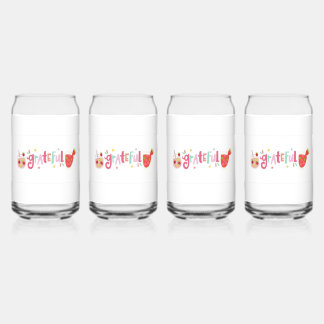 Drinkware Set Can Glass