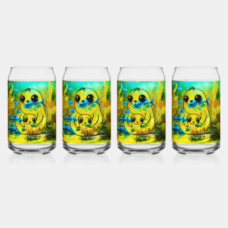 Drinkware Set Can Glass