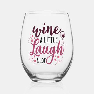 Drinkware Set Stemless Wine Glass