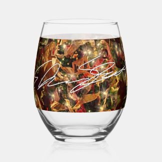 Drinkware Set Stemless Wine Glass
