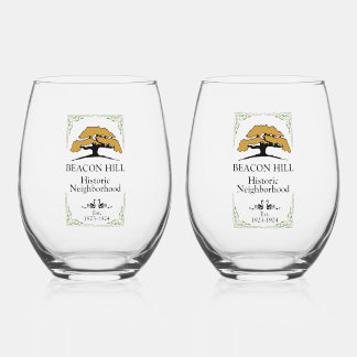 Drinkware Set Stemless Wine Glass