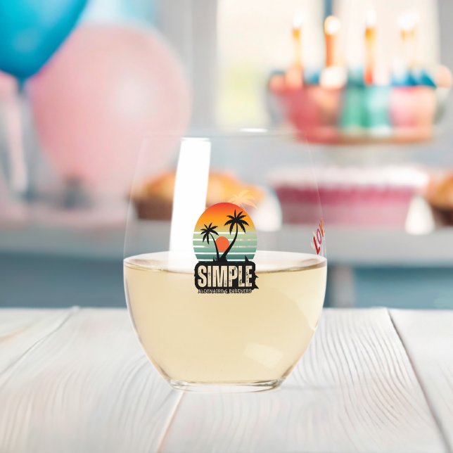 Drinkware Style: Stemless Wine Glass, Set: Set of Glass (Insitu (Baby Shower))