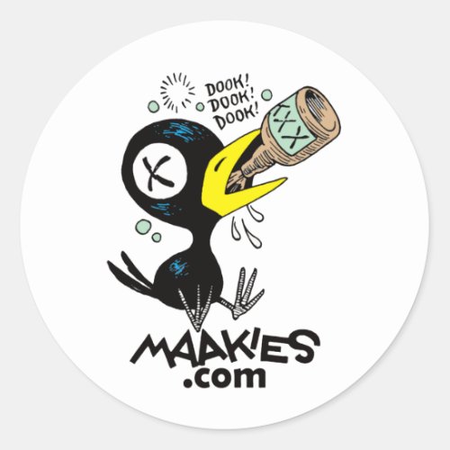 Drinky Crow Stickers