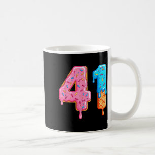 Drip 41 Meme Cool Baseball Style Number Forty One Coffee Mug