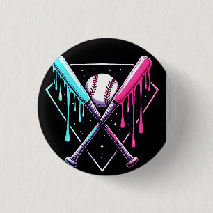 Drip Baseball Bat Magic – Neon Splash Home Plate Button