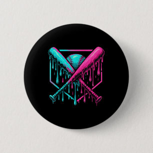 Drip Boys Baseball Bat And  Button