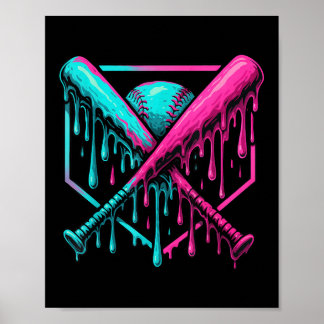 Drip Boys Baseball Bat And Poster