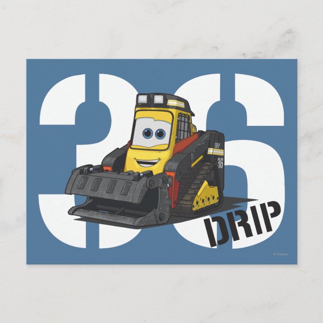 Drip Character Art Postcard (Front)