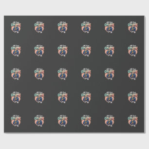 Drip Dog All Eyes On Me Wrapping Paper