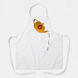Drip Drip Double Teapot White      Apron