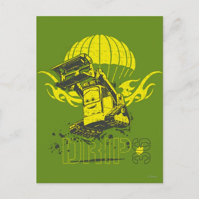 Drip Graphic Postcard (Front)