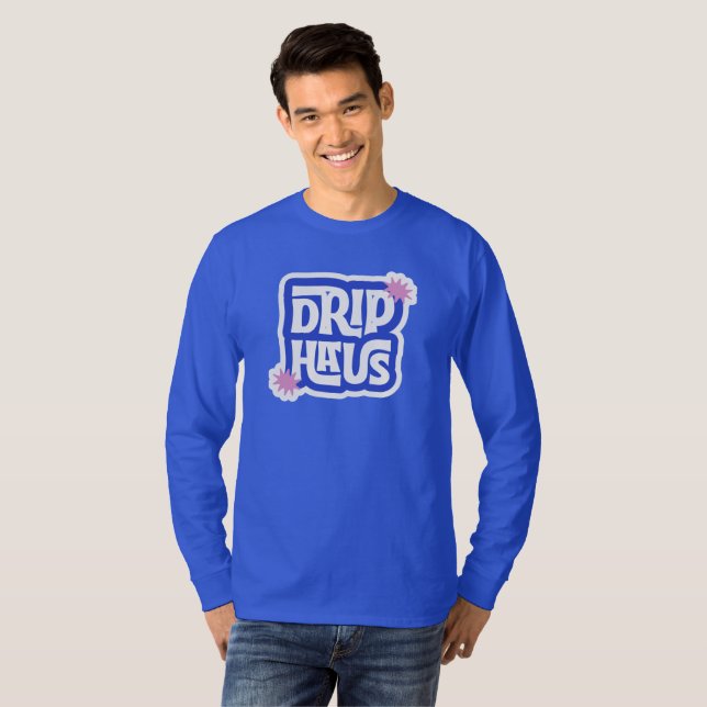 Drip Haus – Retro Playful Logo T-Shirt (Front Full)