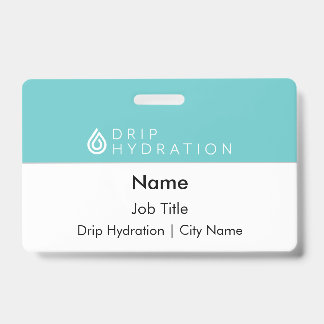 Drip Hydration ID Badge