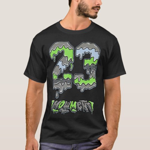 Drip Number 23 Green Bean 5s Matching T_Shirt