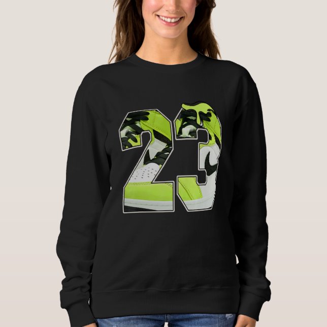 Drip Number 23 Retro High Og Visionaire Volt 1s Ma Sweatshirt (Front)