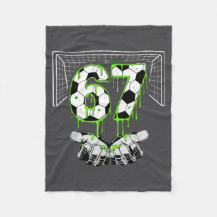 Drip Seven Six 67 Gen Alpha Soccer Fleece Blanket