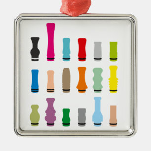 Drip Tip Styles Metal Ornament