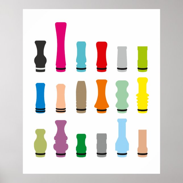 Drip Tip Styles Poster (Front)
