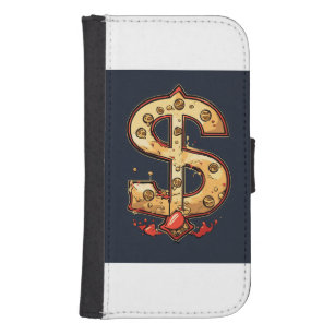 DripArt: Expressive Typography T-Shirt Designs Galaxy S4 Wallet Case