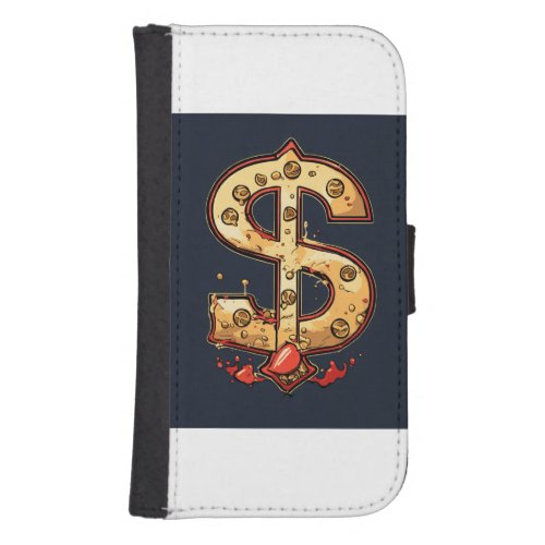 DripArt Expressive Typography T_Shirt Designs Galaxy S4 Wallet Case